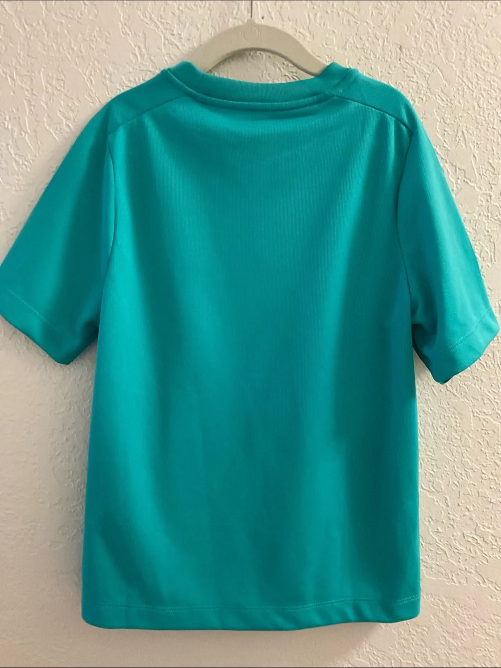NIKE - TEE - Dri-Fit - Teal Green/Black Nike Logo Boy’s Size S - Short Sleeve